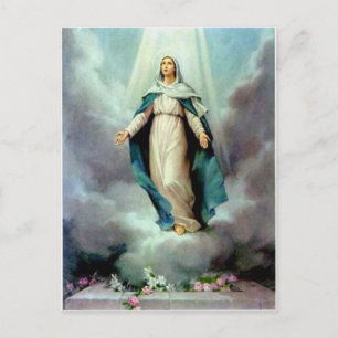 Carte Postale Mère divine