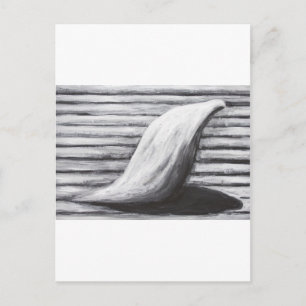 Carte Postale Mère endeuillée sur le chemin du retour (art symbo