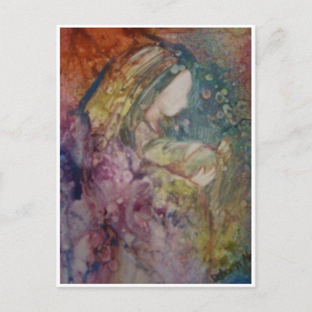 Carte postale "Mère Et Enfant" (Devant)