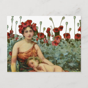 Carte Postale Mère et enfant