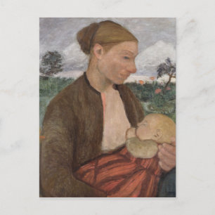 Carte Postale Mère et enfant, 1903