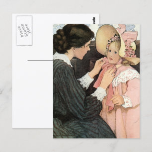 Carte Postale Mère et enfant vintage par Jessie Willcox Smith
