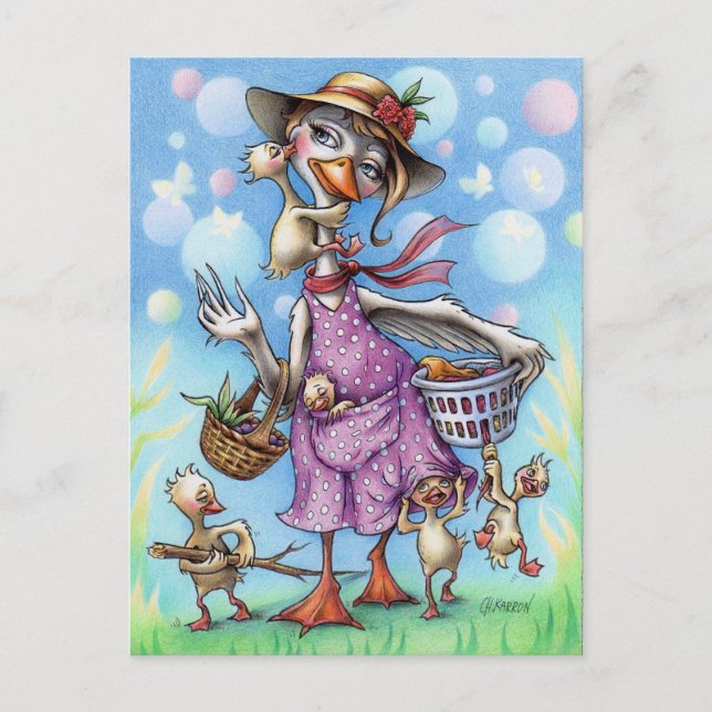 Carte Postale Mère Goose (Devant)