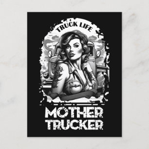 Carte Postale Mère Trucker