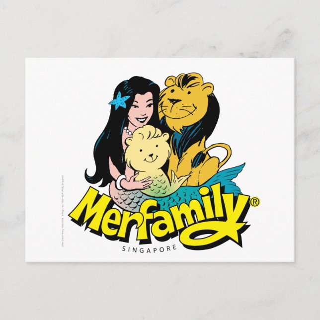 Carte Postale Merfamily® Basic (Devant)