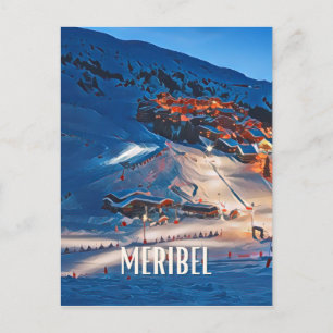 Carte Postale Méribel Station de ski