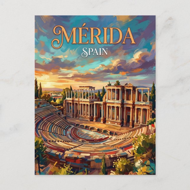 Carte Postale Mérida Espagne (Devant)