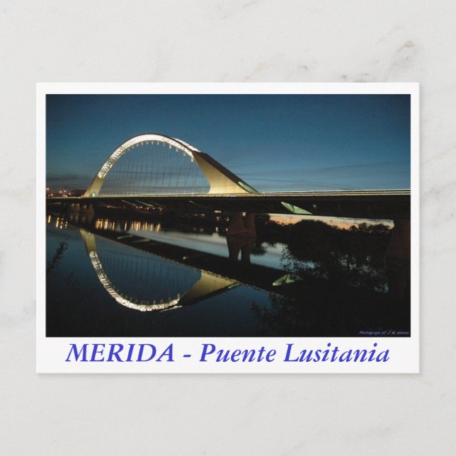 Carte Postale MERIDA - Puente Lusitania (Devant)