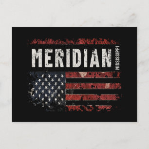 Carte Postale Méridien Mississippi