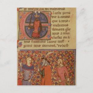 Carte Postale Merlin tutorat Arthur