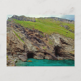 Carte Postale Merlin's Cave, Tintagel Cornwall