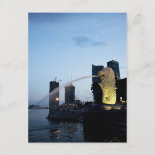 Carte postale Merlion