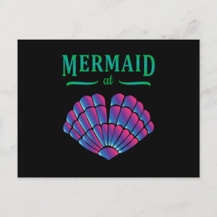 Carte Postale Mermaid Beach Bikini Carnival Shell BH Idée cadeau