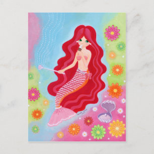Carte Postale Mermaid Dream peinture