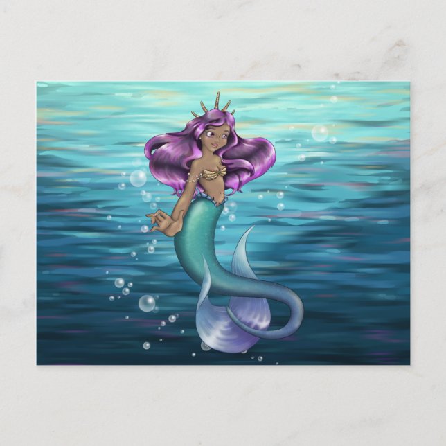 Carte Postale Mermaid Iole (Devant)