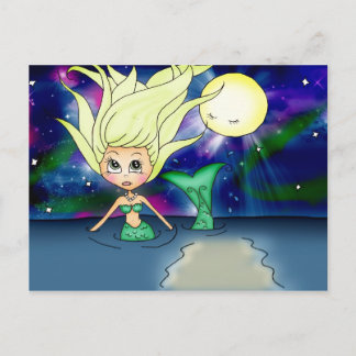 Carte Postale Mermaid Moon - PostCard