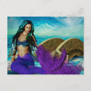 Carte Postale Mermaid Série saisonnière "McBeth" HITER