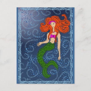 Carte postale Mermaiden d'hiver