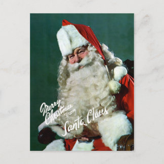 Carte postale : Merry Christmas from Santa