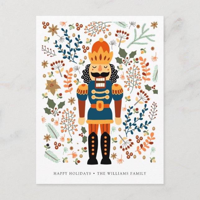 Carte Postale MERRY CHRISTMAS NUTCRACKER | Ajouter votre photo (Devant)