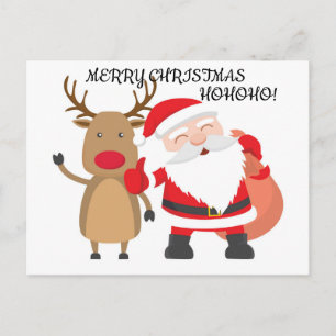 CARTE POSTALE MERRY CHRISTMAS POSTCARD