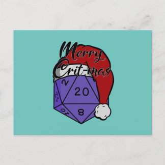 Carte Postale Merry Crit-mas