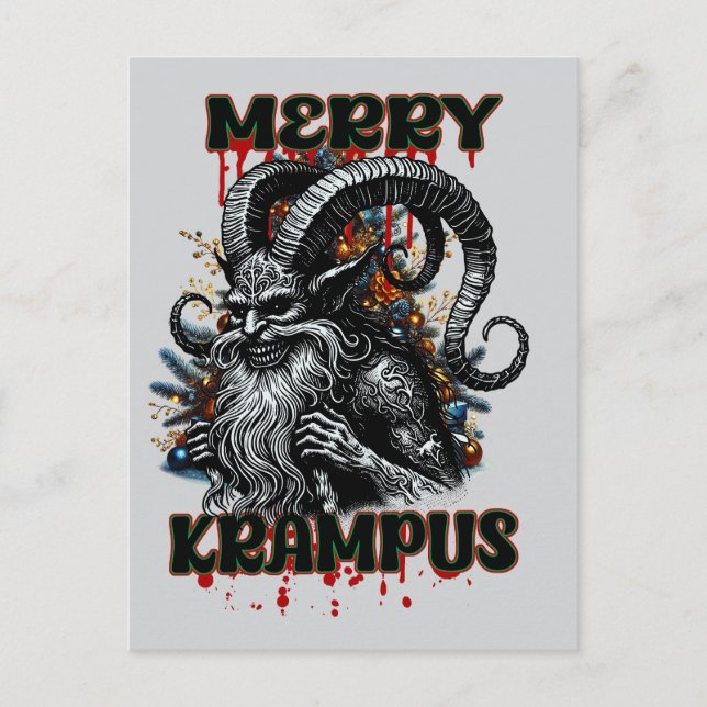 Carte Postale Merry Krampus (Devant)