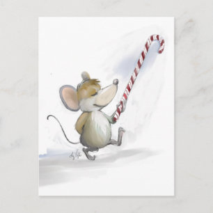 Carte postale Merry Mouse Moe Holiday