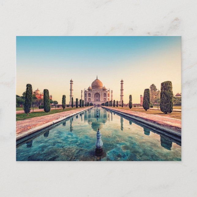 Carte Postale Merveille de l'Inde (Devant)