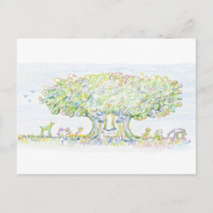 Carte Postale Merveilleux arbre