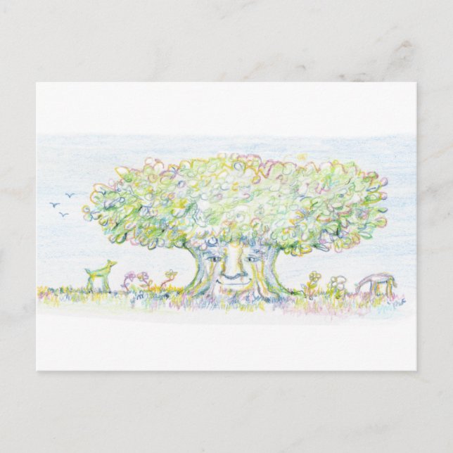 Carte Postale Merveilleux arbre (Devant)