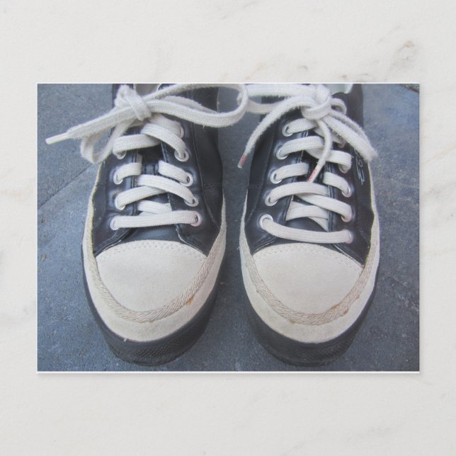 Carte Postale Mes vieilles chaussures (Devant)