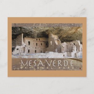 Carte Postale MESA VERDE NAT-L PARK—Maison d'arbre du Colorado-S