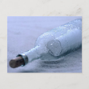 Carte Postale Message dans le sable