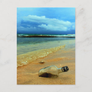 Carte Postale Message Dans Une Bouteille