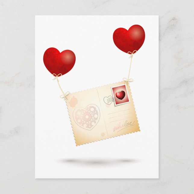 Carte Postale Message de l'amour (Devant)