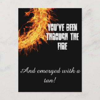 Carte Postale Message de survivant inspirant