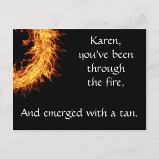 Carte Postale Message de survivant inspirant