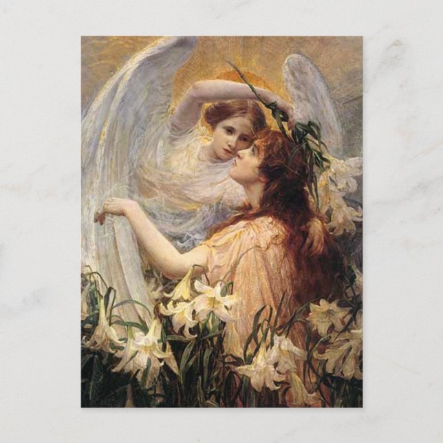 Carte Postale Message des anges (Devant)