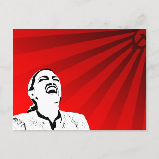 Carte postale Message politique Absurde