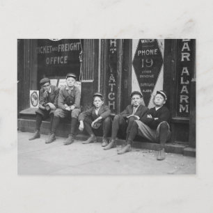 Carte Postale Messagers de Telegram, 1910