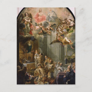 Carte Postale Messe pour l'Ordre des Trinitéens, 1666