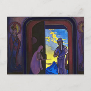 Carte Postale Messenger, 1946 par Nicholas Roerich