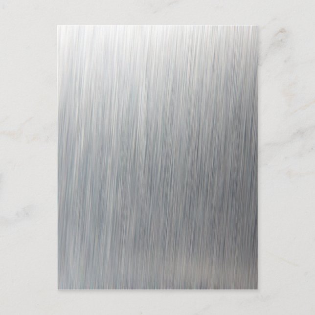 Carte Postale Métal d'aluminium brossé (Devant)