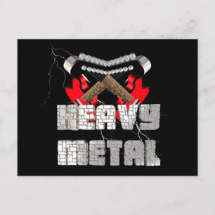 Carte Postale Métal lourd