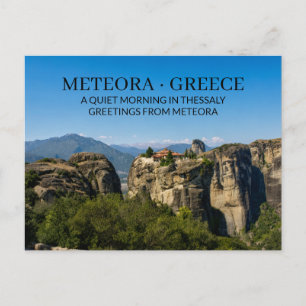 Carte Postale MÉTÉORA · GRÈCE Un matin calme en Thessalie
