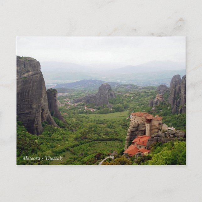 Carte Postale Meteora - Thessalie (Devant)