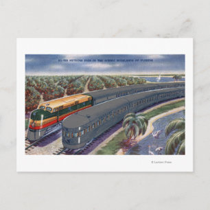 Carte Postale Météores argentés "Seaboard" dans les hautes terre