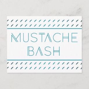 Carte Postale Métro Mustache Bash