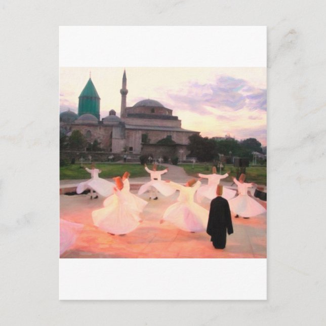 Carte Postale mevlana konya (Devant)